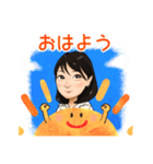 美佳ちゃんのほんわかにがおえスタンプ（個別スタンプ：2）