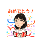 美佳ちゃんのほんわかにがおえスタンプ（個別スタンプ：4）
