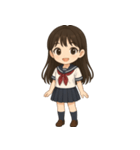 天真爛漫の女子高生（個別スタンプ：1）