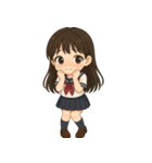 天真爛漫の女子高生（個別スタンプ：3）