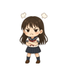 天真爛漫の女子高生（個別スタンプ：5）