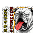 ぶるどっぐの叫び【敬語・日常挨拶】（個別スタンプ：4）