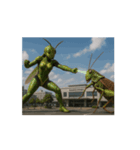 昆虫界の光vs闇（個別スタンプ：7）