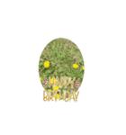 かわいい花のスタンプ（個別スタンプ：10）