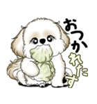 New シーズー犬 2025 「ダジャレ」（個別スタンプ：10）