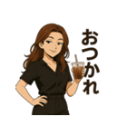 優しくて甘いちょっと色っぽい年上お姉さん（個別スタンプ：18）