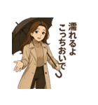 優しくて甘いちょっと色っぽい年上お姉さん（個別スタンプ：22）