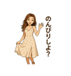 優しくて甘いちょっと色っぽい年上お姉さん（個別スタンプ：24）