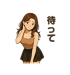 優しくて甘いちょっと色っぽい年上お姉さん（個別スタンプ：25）