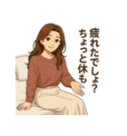 優しくて甘いちょっと色っぽい年上お姉さん（個別スタンプ：39）