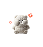 リアル脱力系 白クマファミリー（個別スタンプ：2）