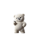 リアル脱力系 白クマファミリー（個別スタンプ：15）
