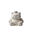 リアル脱力系 白クマファミリー（個別スタンプ：27）