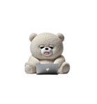 リアル脱力系 白クマファミリー（個別スタンプ：32）