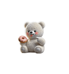 リアル脱力系 白クマファミリー（個別スタンプ：34）