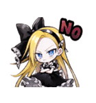 ゴスッ娘の日常（黒バージョン）（個別スタンプ：3）