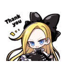ゴスッ娘の日常（黒バージョン）（個別スタンプ：4）