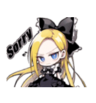 ゴスッ娘の日常（黒バージョン）（個別スタンプ：6）