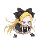 ゴスッ娘の日常（黒バージョン）（個別スタンプ：26）