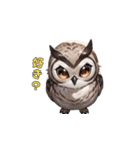 フクロウの夜の守護者（個別スタンプ：29）