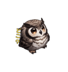 フクロウの夜の守護者（個別スタンプ：37）