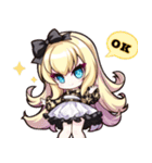 ゴスッ娘の日常（白バージョン）（個別スタンプ：2）