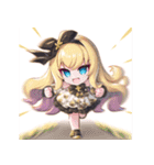 ゴスッ娘の日常（白バージョン）（個別スタンプ：16）