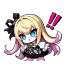 ゴスッ娘の日常（白バージョン）（個別スタンプ：20）