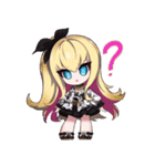 ゴスッ娘の日常（白バージョン）（個別スタンプ：21）