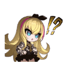 ゴスッ娘の日常（白バージョン）（個別スタンプ：22）