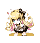 ゴスッ娘の日常（白バージョン）（個別スタンプ：25）
