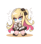 ゴスッ娘の日常（白バージョン）（個別スタンプ：31）