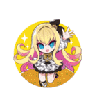 ゴスッ娘の日常（白バージョン）（個別スタンプ：33）