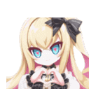 ゴスッ娘の日常（白バージョン）（個別スタンプ：36）