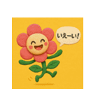 感情オノマトペ♡フラワースタンプ（個別スタンプ：1）