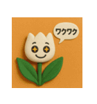 感情オノマトペ♡フラワースタンプ（個別スタンプ：19）