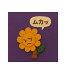 感情オノマトペ♡フラワースタンプ（個別スタンプ：21）