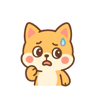 イカレタ柴犬の感情スタンプ（個別スタンプ：5）