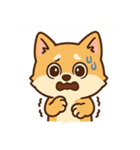 イカレタ柴犬の感情スタンプ（個別スタンプ：6）