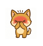 イカレタ柴犬の感情スタンプ（個別スタンプ：10）
