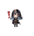 漆黒のエレガンス（個別スタンプ：8）