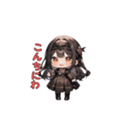 漆黒のエレガンス（個別スタンプ：17）