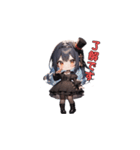 漆黒のエレガンス（個別スタンプ：22）