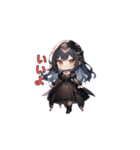 漆黒のエレガンス（個別スタンプ：25）