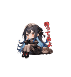 漆黒のエレガンス（個別スタンプ：32）