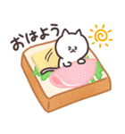 毎日しろたま【グルメ編】（個別スタンプ：1）