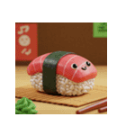 ぷにぷに可愛い！マグロ寿司キャラスタンプ（個別スタンプ：1）