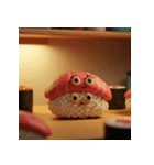 ぷにぷに可愛い！マグロ寿司キャラスタンプ（個別スタンプ：4）