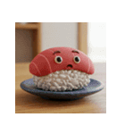 ぷにぷに可愛い！マグロ寿司キャラスタンプ（個別スタンプ：5）