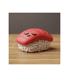 ぷにぷに可愛い！マグロ寿司キャラスタンプ（個別スタンプ：8）